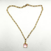 Pink Pendent Necklace