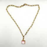 Pink Pendent Necklace