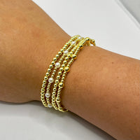 Gold Bead Bracelet