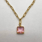 Pink Pendent Necklace