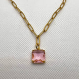 Pink Pendent Necklace