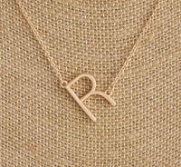 Gold Initial Necklace