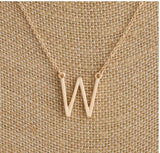 Gold Initial Necklace