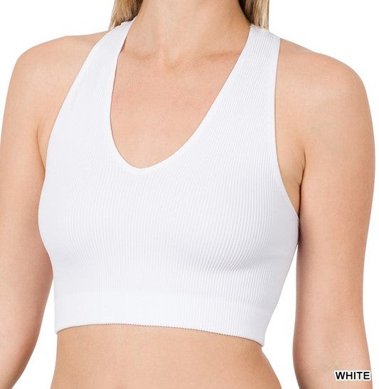 Ribbed Crop Tank