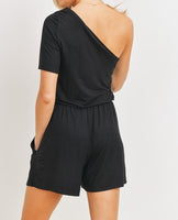 One Shoulder Romper