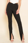 Split Stretch Pants