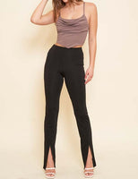 Split Stretch Pants