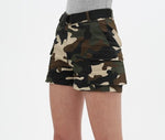 Camo Shorts with Belt