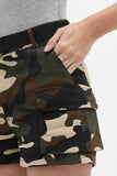 Camo Shorts with Belt