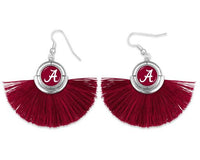 Alabama Game Day Tassel Drop Earrings