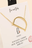 Gold Initial Necklace