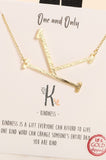 Gold Initial Necklace