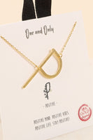 Gold Initial Necklace