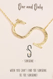 Gold Initial Necklace