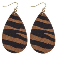 Tiger Print Earrings