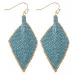 Seed Bead Drop Earrings