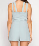 Morning Blue Romper