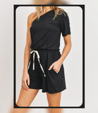 One Shoulder Romper