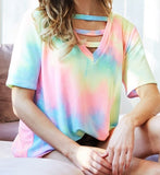 Tie Dye Terry Top