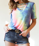 Tie Dye Terry Top