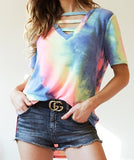 Tie Dye Terry Top