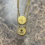 Gold Layered Pendant Necklace