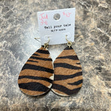 Tiger Print Earrings